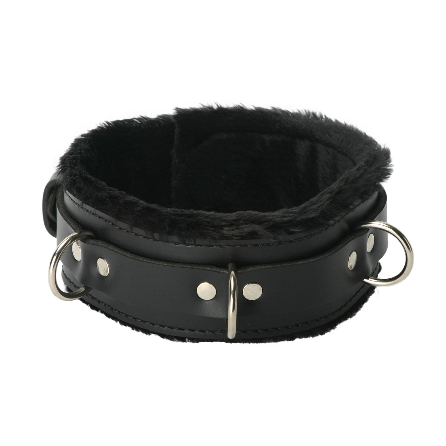 Strict Leather Premium Fur Lined Locking Collar- Xl