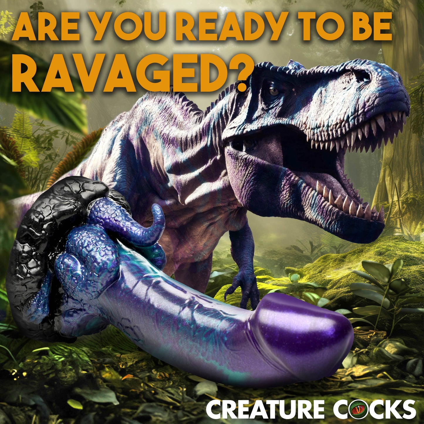 Dino-dick Silicone Dildo - Large
