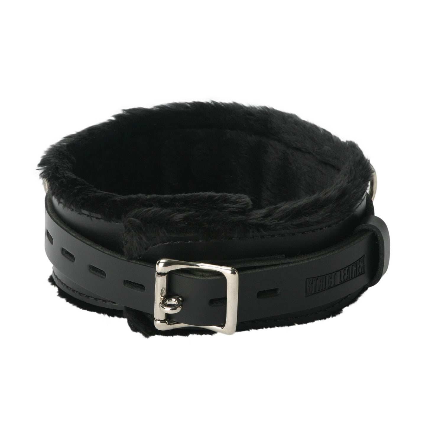 Strict Leather Premium Fur Lined Locking Collar- Xl
